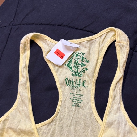 Bob Marley Yellow Tank Top - Picture 3 of 7